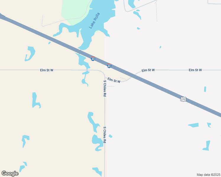 map of restaurants, bars, coffee shops, grocery stores, and more near 1301 South Chiles Road in El Reno
