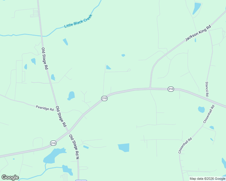 map of restaurants, bars, coffee shops, grocery stores, and more near 19441 North Carolina 210 in Angier