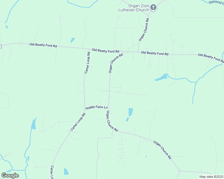 map of restaurants, bars, coffee shops, grocery stores, and more near 2035 Organ Church Road in Rockwell