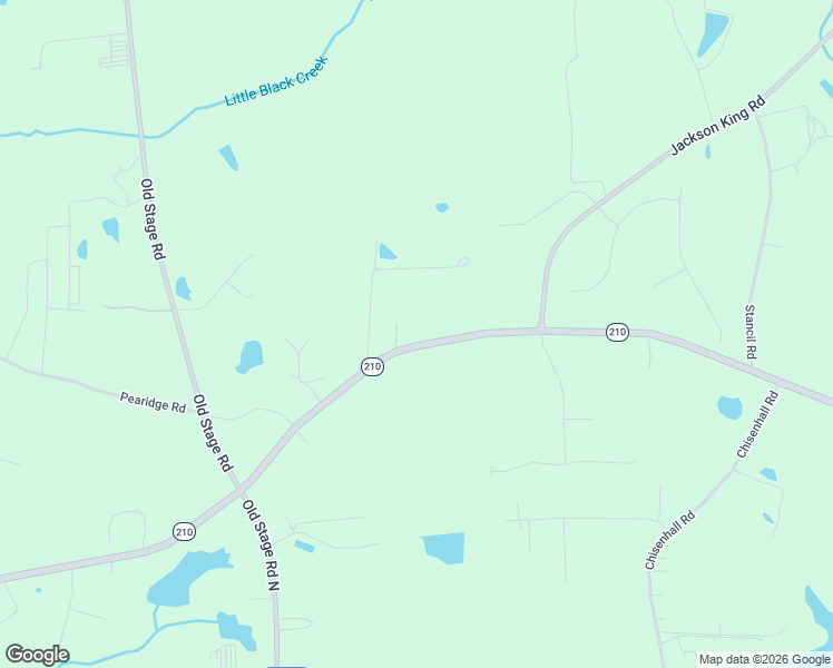 map of restaurants, bars, coffee shops, grocery stores, and more near 19441 North Carolina 210 in Angier