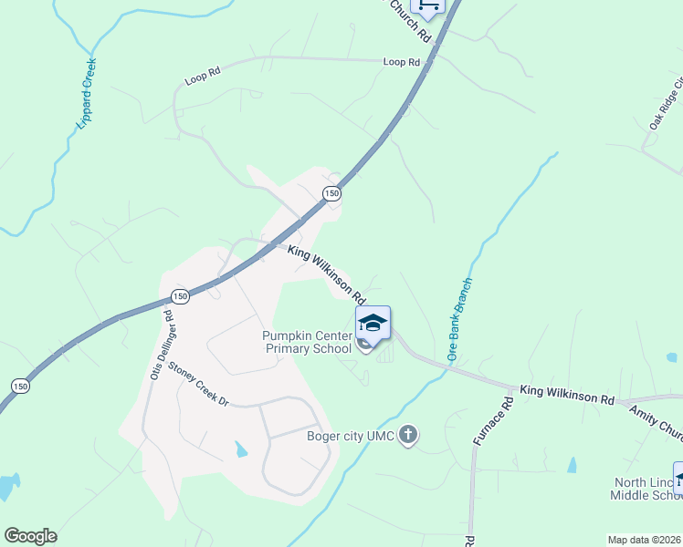 map of restaurants, bars, coffee shops, grocery stores, and more near 3912 King Wilkinson Road in Lincolnton