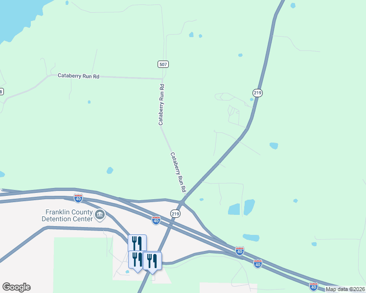 map of restaurants, bars, coffee shops, grocery stores, and more near 2702 Cataberry Run Road in Ozark