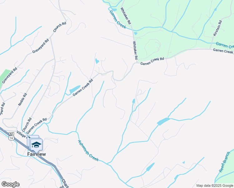 map of restaurants, bars, coffee shops, grocery stores, and more near 18 Ted Linn Drive in Fairview