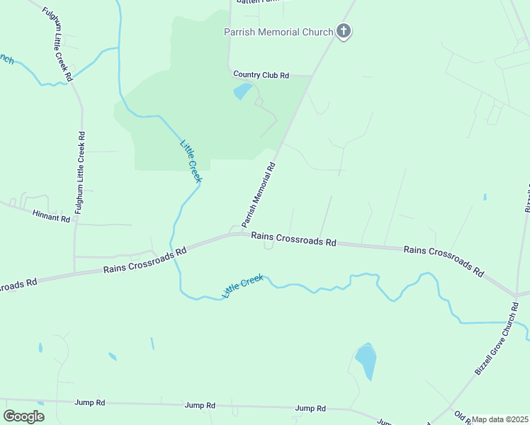 map of restaurants, bars, coffee shops, grocery stores, and more near 70 Parrish Memorial Road in Selma