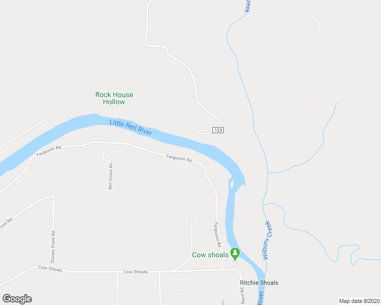 map of restaurants, bars, coffee shops, grocery stores, and more near 1055 Ferguson Road in Heber Springs