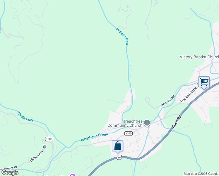 map of restaurants, bars, coffee shops, grocery stores, and more near 420 Rooster Road in Maggie Valley