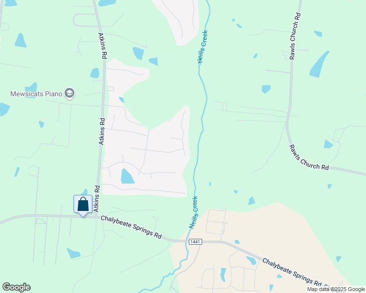 map of restaurants, bars, coffee shops, grocery stores, and more near 132 Montasel Court in Fuquay-Varina