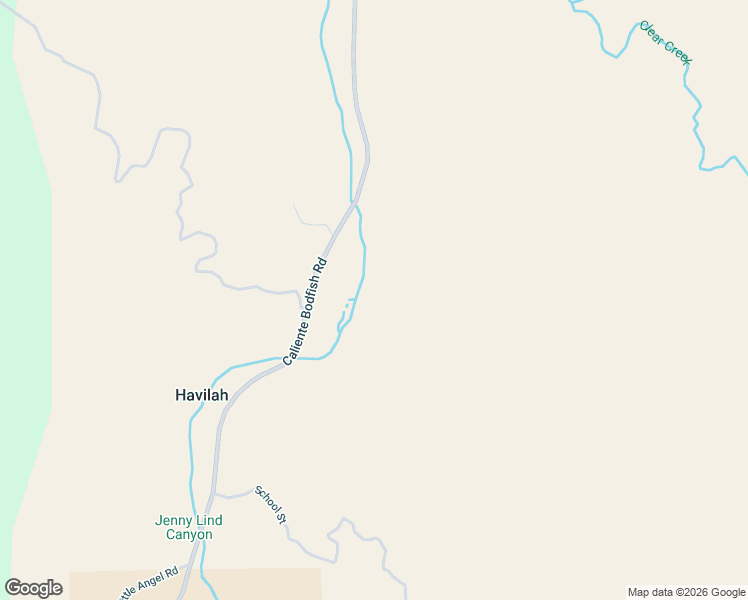 map of restaurants, bars, coffee shops, grocery stores, and more near 6623 Caliente Bodfish Road in Havilah