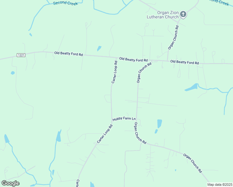 map of restaurants, bars, coffee shops, grocery stores, and more near 529 Carter Loop Road in Rockwell