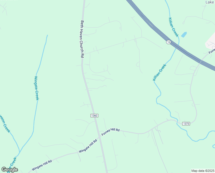 map of restaurants, bars, coffee shops, grocery stores, and more near 2440 Beth Haven Church Road in Denver