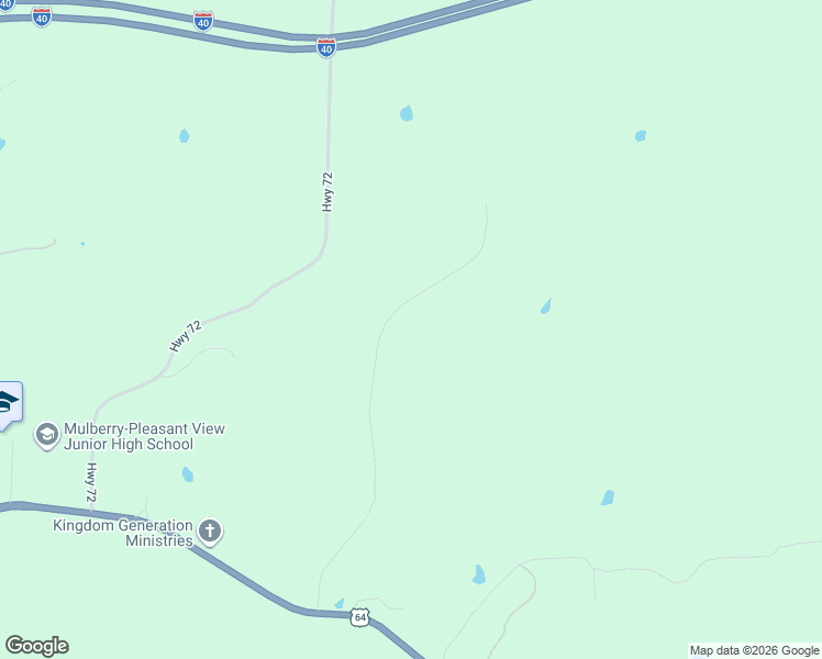 map of restaurants, bars, coffee shops, grocery stores, and more near 10032 Scenic View Road in Ozark
