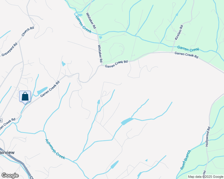 map of restaurants, bars, coffee shops, grocery stores, and more near James Lee Dr in Fairview