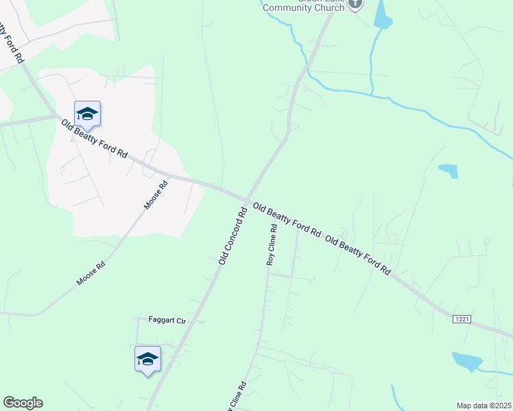 map of restaurants, bars, coffee shops, grocery stores, and more near 4913 Old Beatty Ford Road in Rockwell