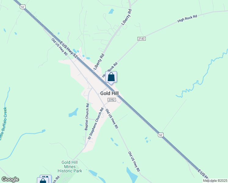 map of restaurants, bars, coffee shops, grocery stores, and more near 14255 U.S. 52 in Gold Hill