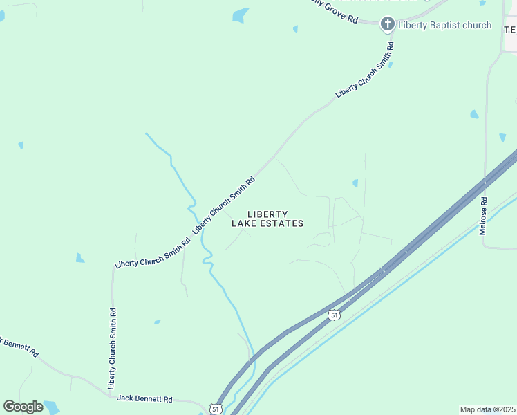 map of restaurants, bars, coffee shops, grocery stores, and more near 788 Liberty Church Smith Road in Covington
