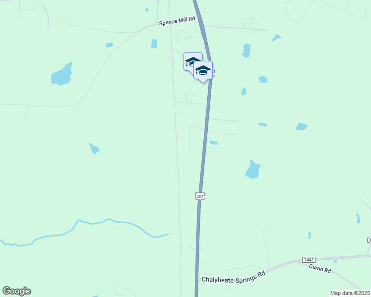 map of restaurants, bars, coffee shops, grocery stores, and more near 184 H H McKoy Lane in Fuquay-Varina
