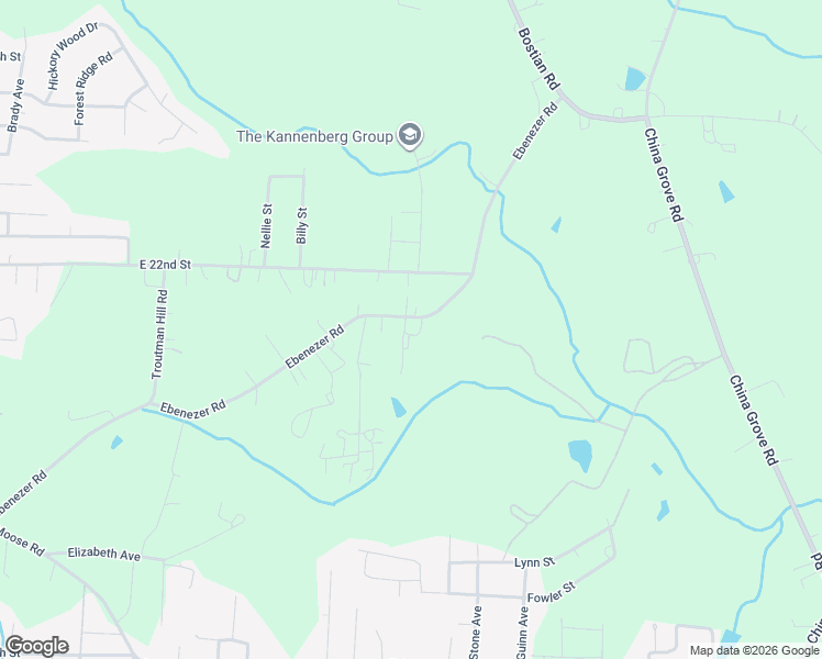 map of restaurants, bars, coffee shops, grocery stores, and more near 1148 Ebenezer Road in Kannapolis