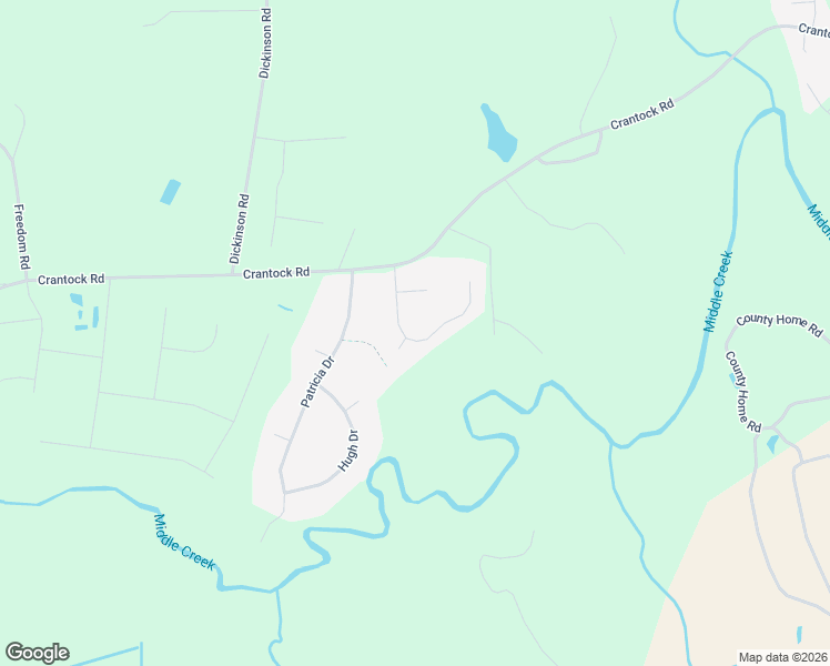 map of restaurants, bars, coffee shops, grocery stores, and more near 183 Middle Landing Dr in Smithfield