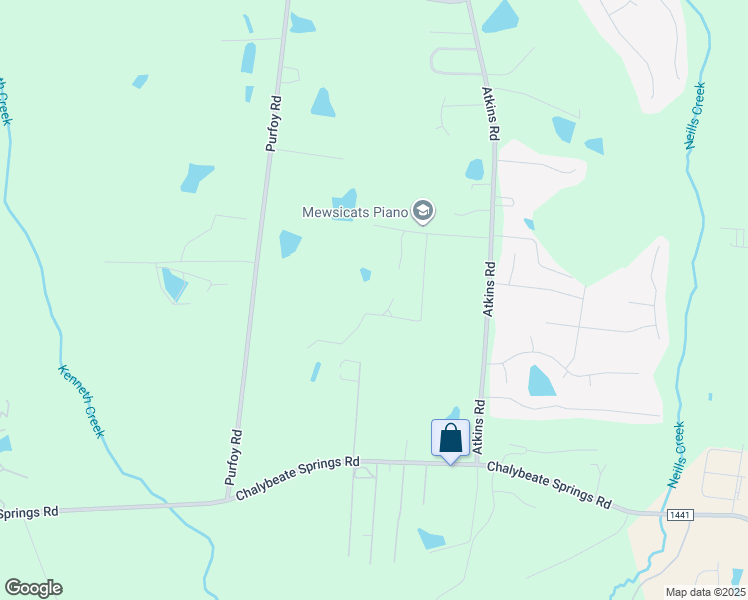 map of restaurants, bars, coffee shops, grocery stores, and more near 288 Morning Glory Lane in Fuquay-Varina