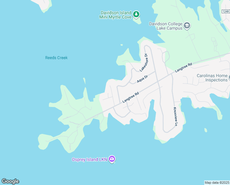map of restaurants, bars, coffee shops, grocery stores, and more near 318 Lakeshore Drive in Mooresville