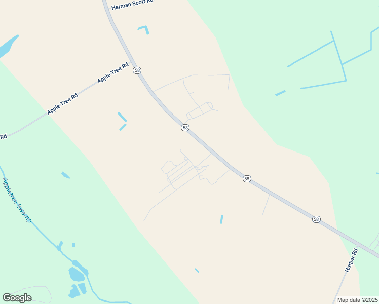map of restaurants, bars, coffee shops, grocery stores, and more near 6899 North Carolina 58 in Stantonsburg