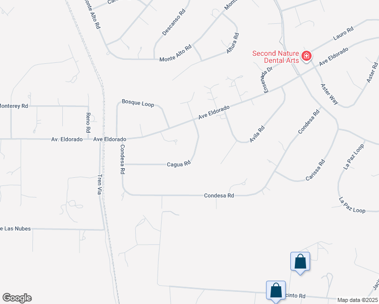 map of restaurants, bars, coffee shops, grocery stores, and more near 14 Cagua Road in Santa Fe