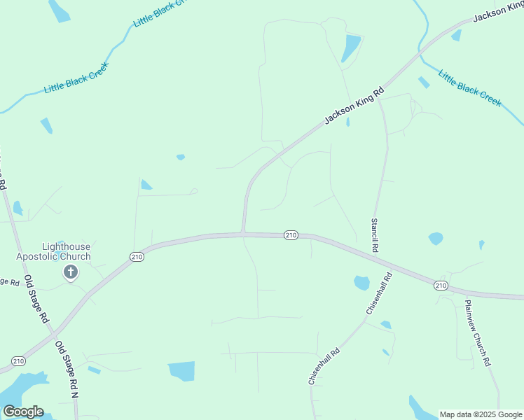 map of restaurants, bars, coffee shops, grocery stores, and more near 197 South Clearbrook Court in Angier