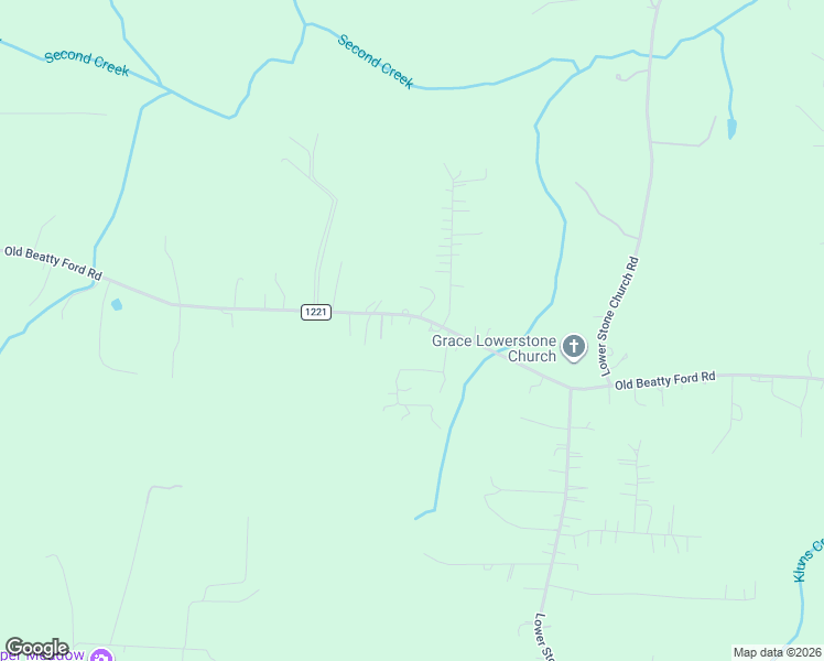 map of restaurants, bars, coffee shops, grocery stores, and more near 10711 Old Beatty Ford Road in Rockwell