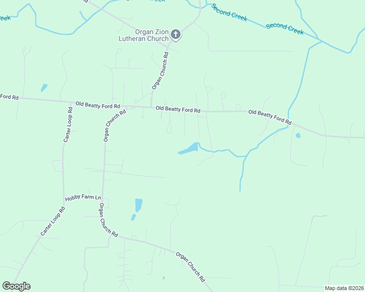 map of restaurants, bars, coffee shops, grocery stores, and more near 9973 Old Beatty Ford Road in Rockwell