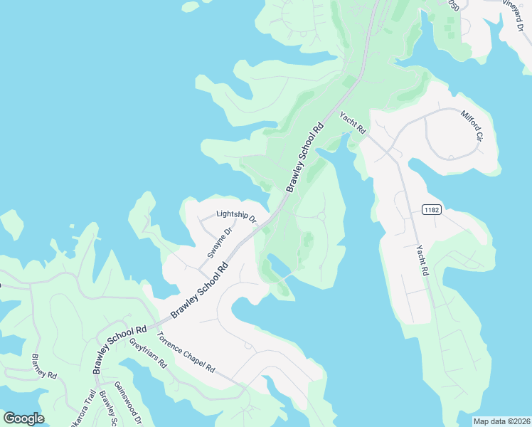 map of restaurants, bars, coffee shops, grocery stores, and more near 106 Lightship Drive in Mooresville