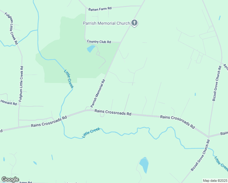 map of restaurants, bars, coffee shops, grocery stores, and more near 126 Parrish Memorial Road in Selma