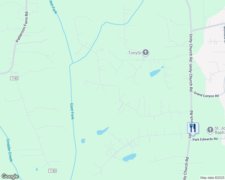 map of restaurants, bars, coffee shops, grocery stores, and more near 8878 Cloverfield Drive in Kannapolis