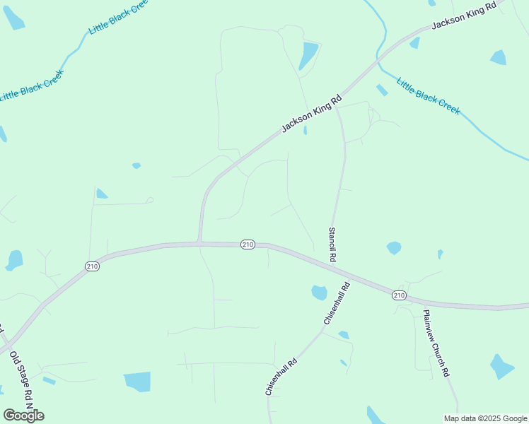 map of restaurants, bars, coffee shops, grocery stores, and more near 86 Summer Rain Court in Angier