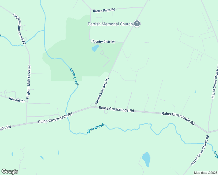 map of restaurants, bars, coffee shops, grocery stores, and more near 182 Parrish Memorial Road in Selma