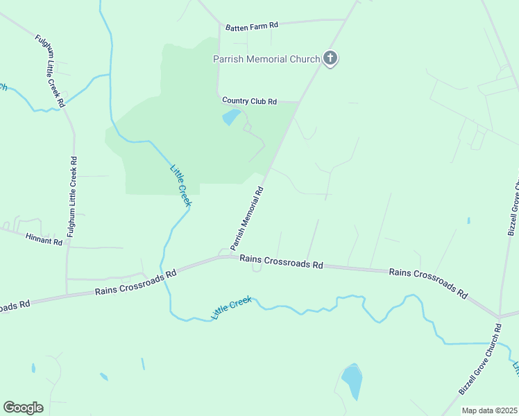 map of restaurants, bars, coffee shops, grocery stores, and more near 182 Parrish Memorial Road in Selma