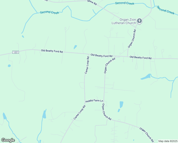map of restaurants, bars, coffee shops, grocery stores, and more near 427 Carter Loop Road in Rockwell