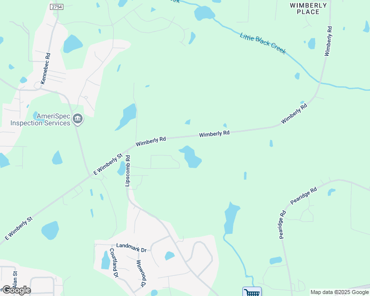 map of restaurants, bars, coffee shops, grocery stores, and more near 6741 Wimberly Road in Wake County