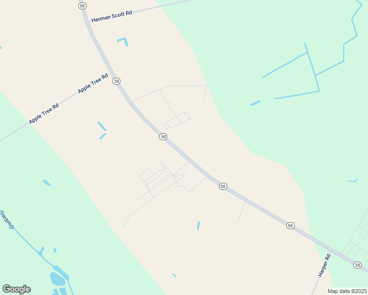 map of restaurants, bars, coffee shops, grocery stores, and more near 6888 North Carolina 58 in Stantonsburg
