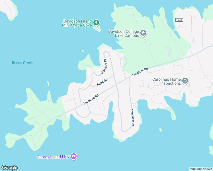 map of restaurants, bars, coffee shops, grocery stores, and more near 704 Langtree Road in Mooresville