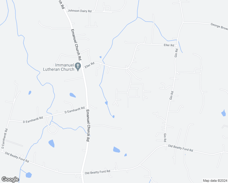 map of restaurants, bars, coffee shops, grocery stores, and more near 1030 Red Oak Drive in Rockwell