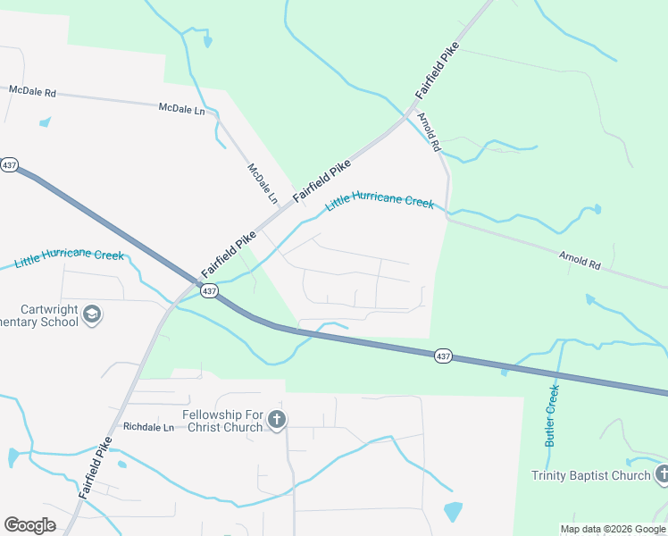 map of restaurants, bars, coffee shops, grocery stores, and more near 309 Winners Cir in Shelbyville
