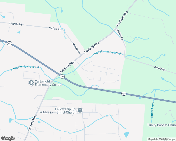 map of restaurants, bars, coffee shops, grocery stores, and more near 801 South Winners Circle in Shelbyville