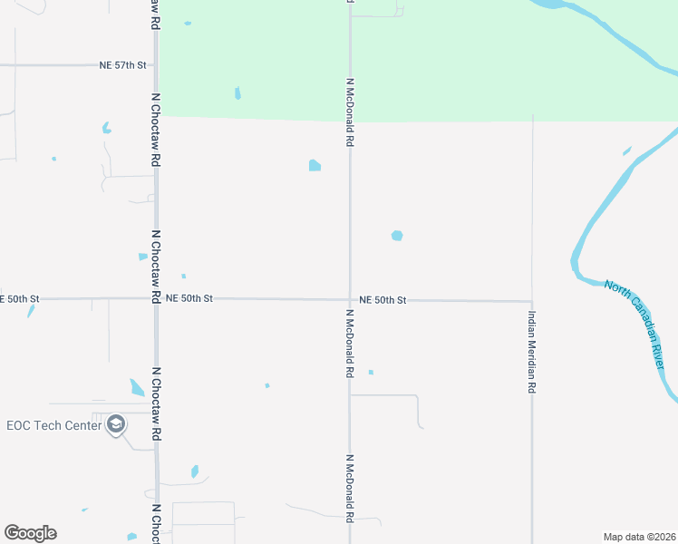 map of restaurants, bars, coffee shops, grocery stores, and more near 5175 North Mc Donald Road in Choctaw