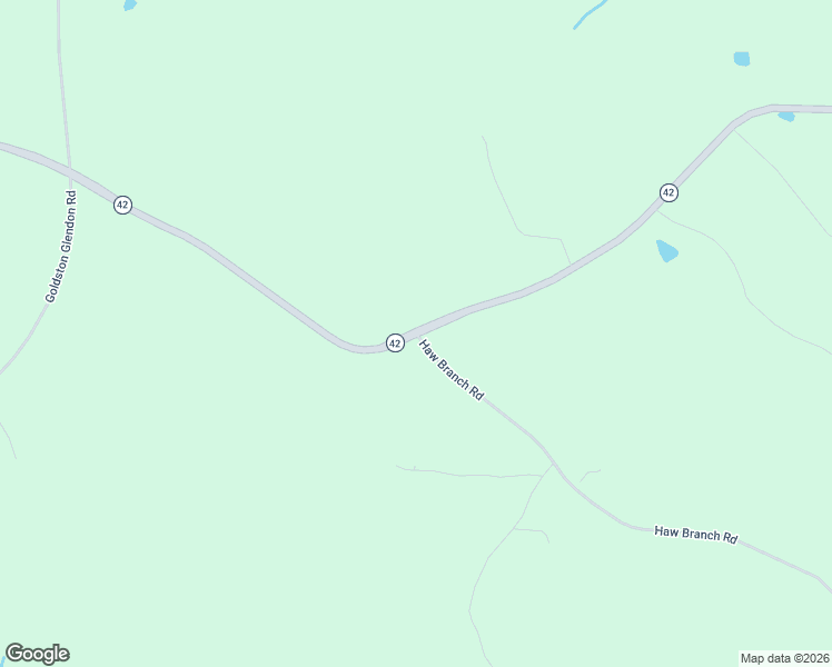 map of restaurants, bars, coffee shops, grocery stores, and more near 2 Haw Branch Road in Goldston