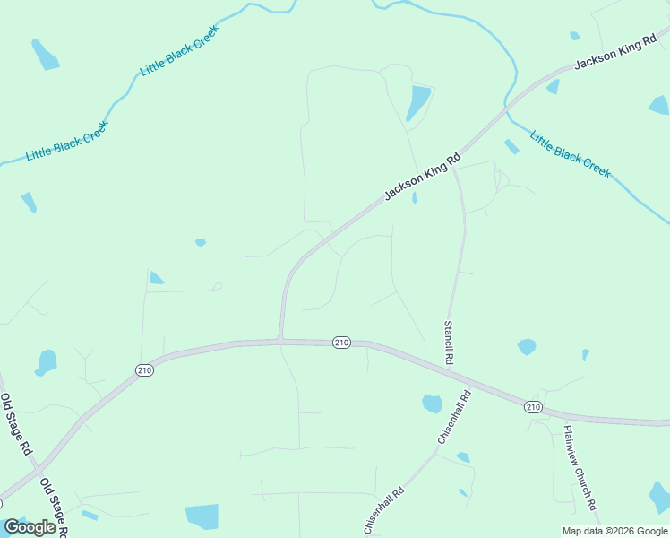 map of restaurants, bars, coffee shops, grocery stores, and more near 42 South Clearbrook Court in Angier