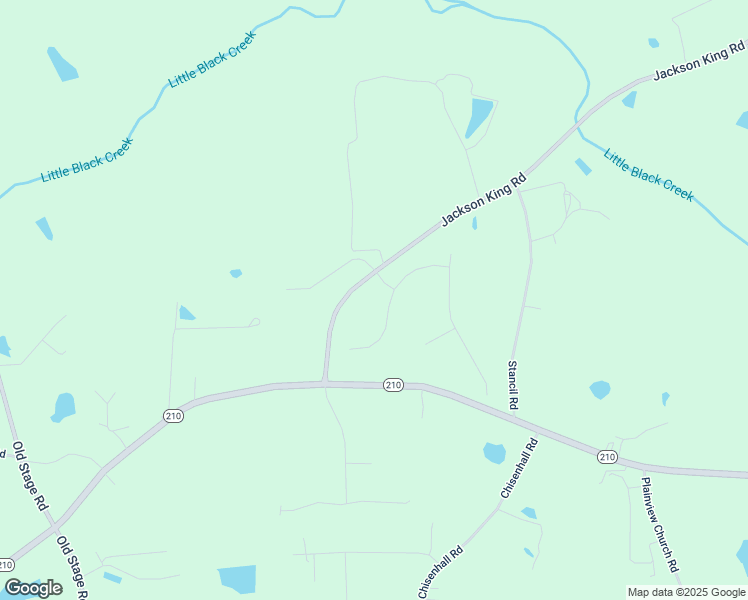 map of restaurants, bars, coffee shops, grocery stores, and more near 42 South Clearbrook Court in Angier