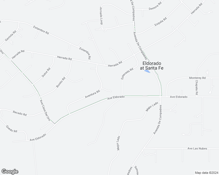 map of restaurants, bars, coffee shops, grocery stores, and more near 33 Aventura Road in Santa Fe