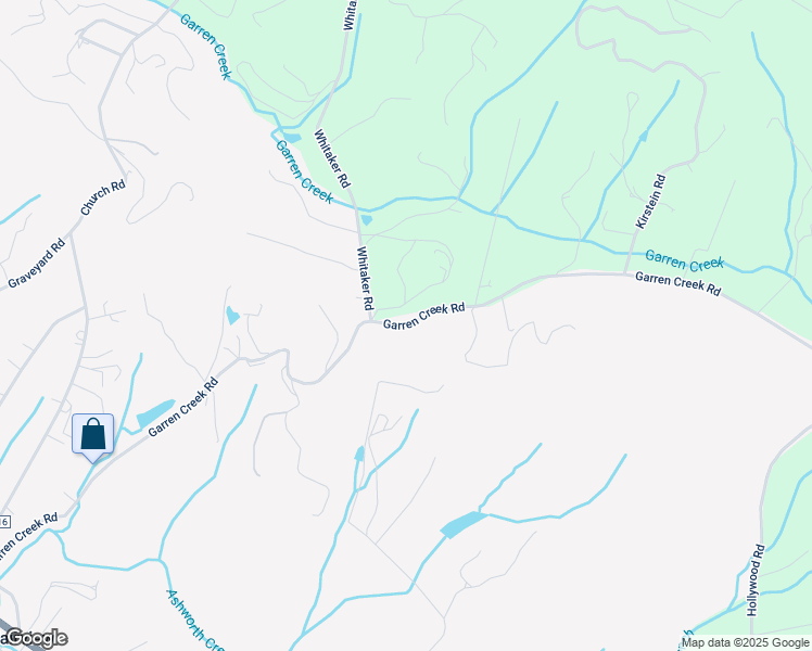 map of restaurants, bars, coffee shops, grocery stores, and more near Garren Creek Road in Fairview