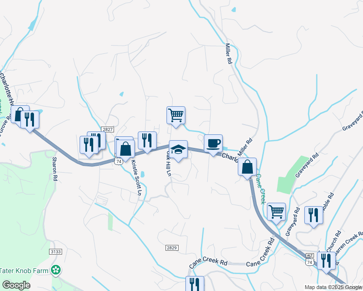 map of restaurants, bars, coffee shops, grocery stores, and more near in Fairview