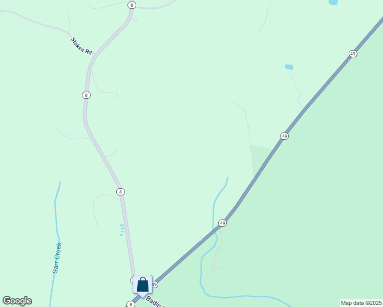 map of restaurants, bars, coffee shops, grocery stores, and more near North Carolina 8 in New London